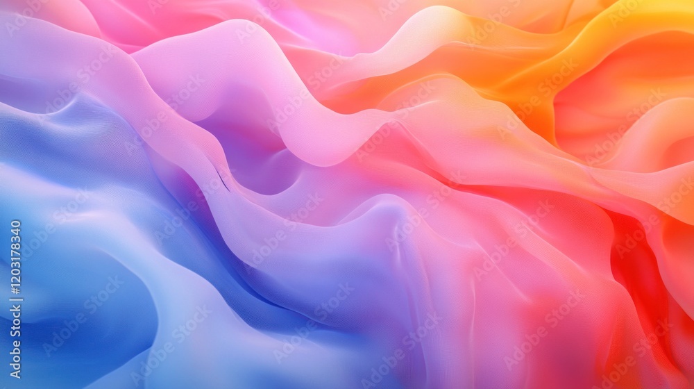 A soft, colorful gradient design with smooth transitions between shades of pink, orange, and blue for a calming effect A soft, colorful gradient design with smooth transitions between shades of pink, orange, and blue for a calming effect