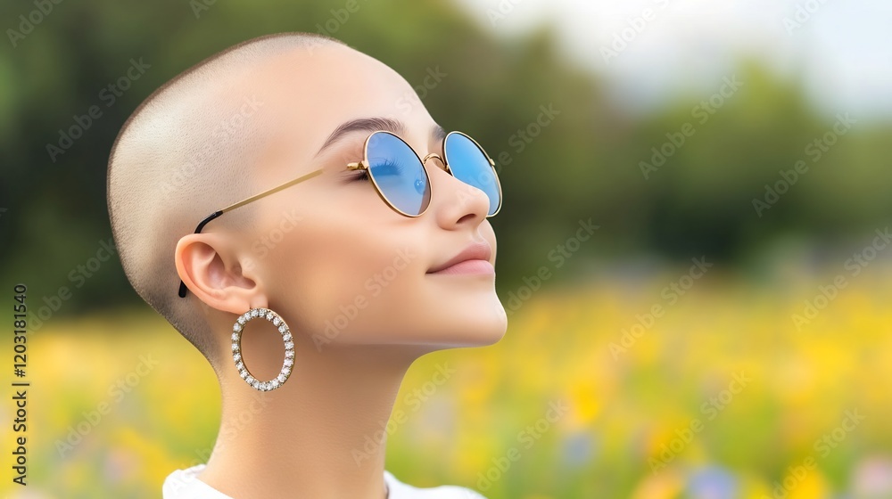 Serene woman enjoys summer sunlight soft focus dreamy aesthetic. AI Generated Serene woman enjoys summer sunlight soft focus dreamy aesthetic. AI Generated