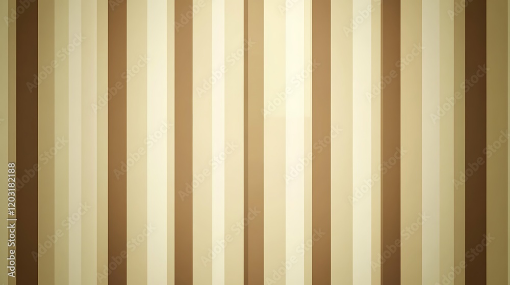 Obraz premium Abstract background with vertical beige and brown stripes.
