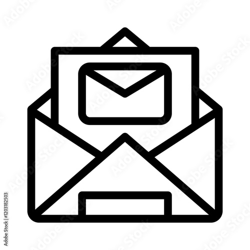 email line icon photo