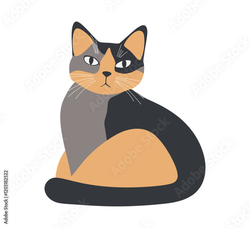 Artistic Illustration of a Woman Leaning on Window Sill with a Pensive Look
