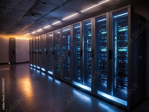 server rooms, room with servers, data center,, server rack with servers, server rack with cables, server rack in a data center	