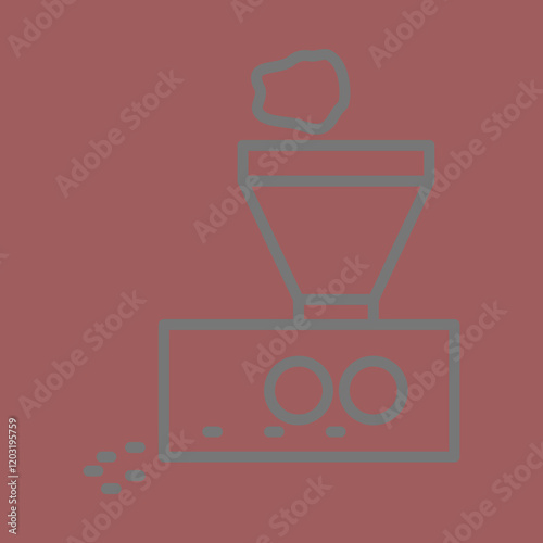 Ore Crusher Icon Design