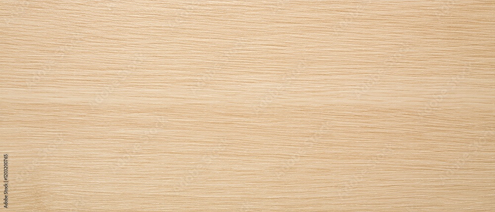 Naklejka premium Smooth Beige Color Wooden Surface with Natural Grain and Knots. Made with generative AI