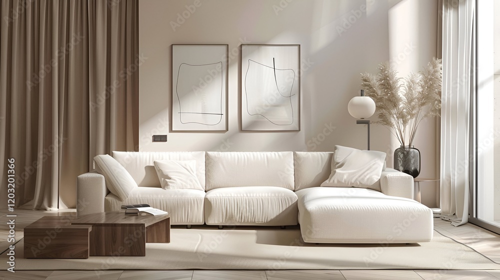 Fototapeta premium modern living room