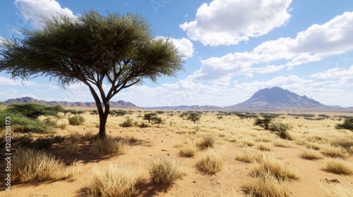African Savanna Landscape