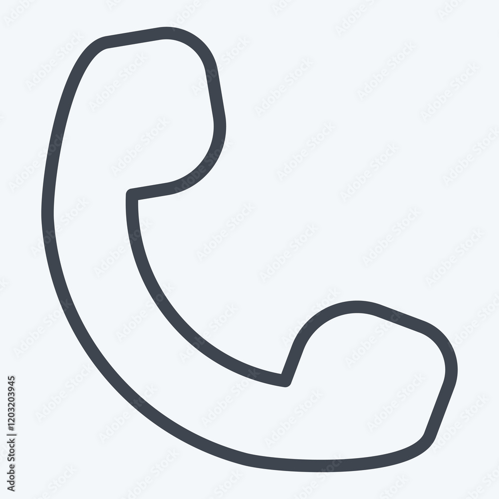 Icon Call. related to Healthcare symbol. line style. design editable