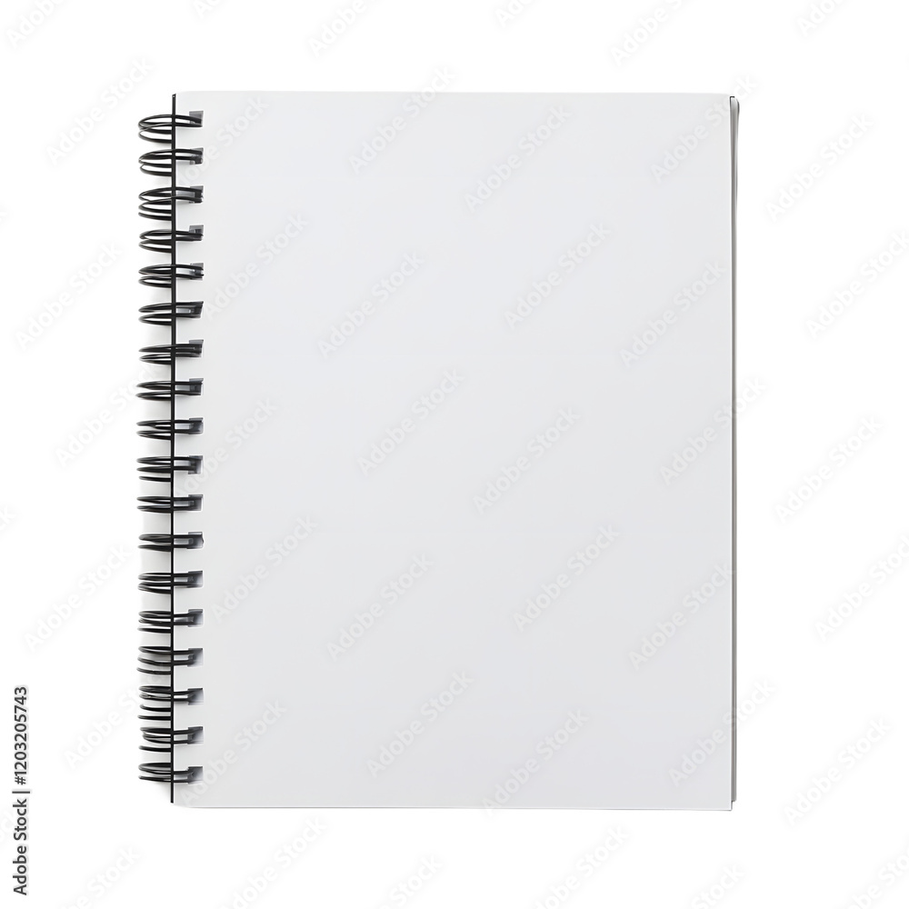Recycled paper notepad on a white background.
Recycled paper notepad on a white background.