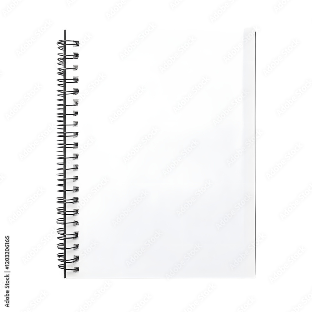 Recycled paper notepad on a white background.
Recycled paper notepad on a white background.