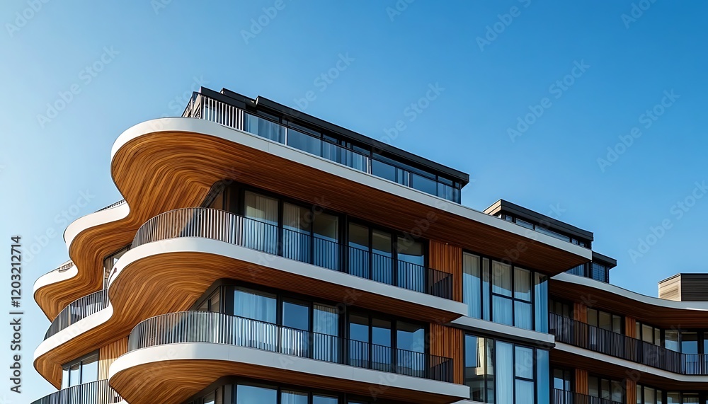 Obraz premium Modern apartment buildings