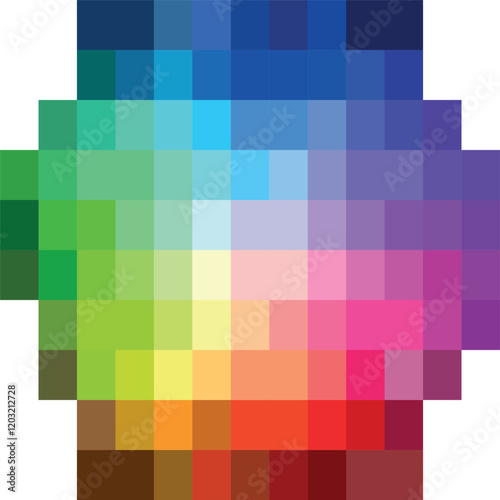 Vibrant Color Palette Spectrum