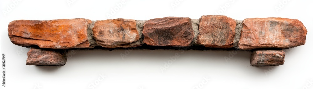 A collection of smooth, polished wooden stones arranged harmoniously on a white background. A collection of smooth, polished wooden stones arranged harmoniously on a white background.