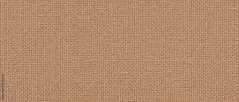 Fototapeta premium Panorama of Vintage light brown cloth texture and seamless background