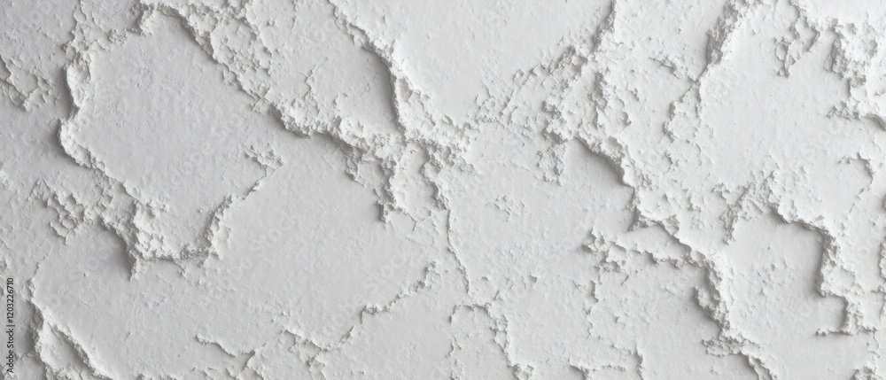 Obraz premium The pattern of painted plaster walls is white texture and background