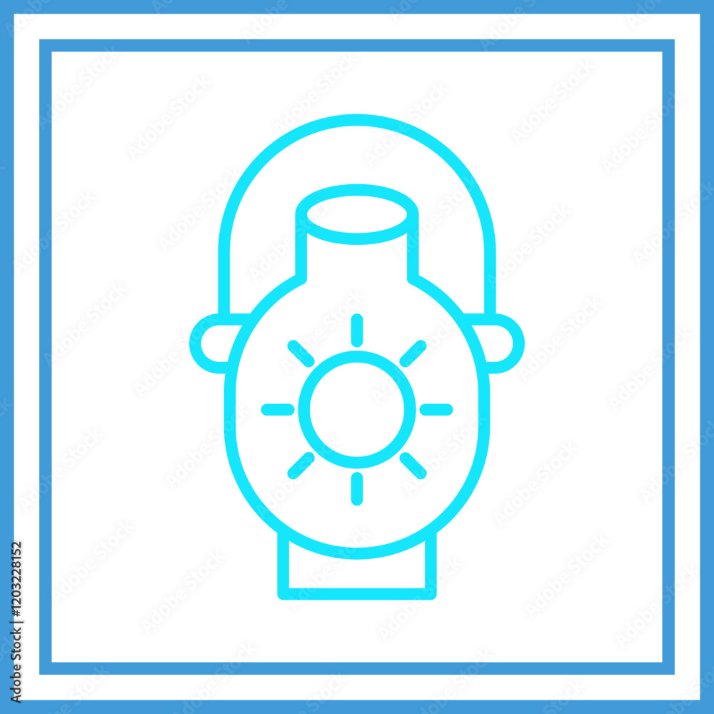 Mining Lamp Icon Design Mining Lamp Icon Design