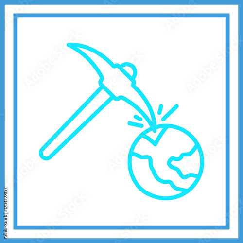 Geologist Icon Design