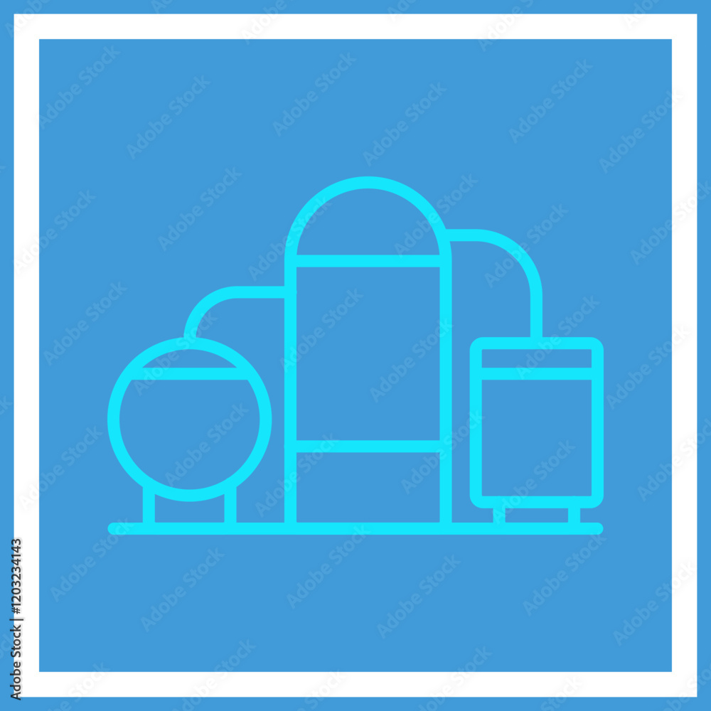 Refinery Icon Design Refinery Icon Design