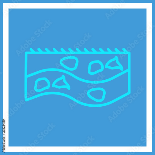 Mineral Deposit Icon Design