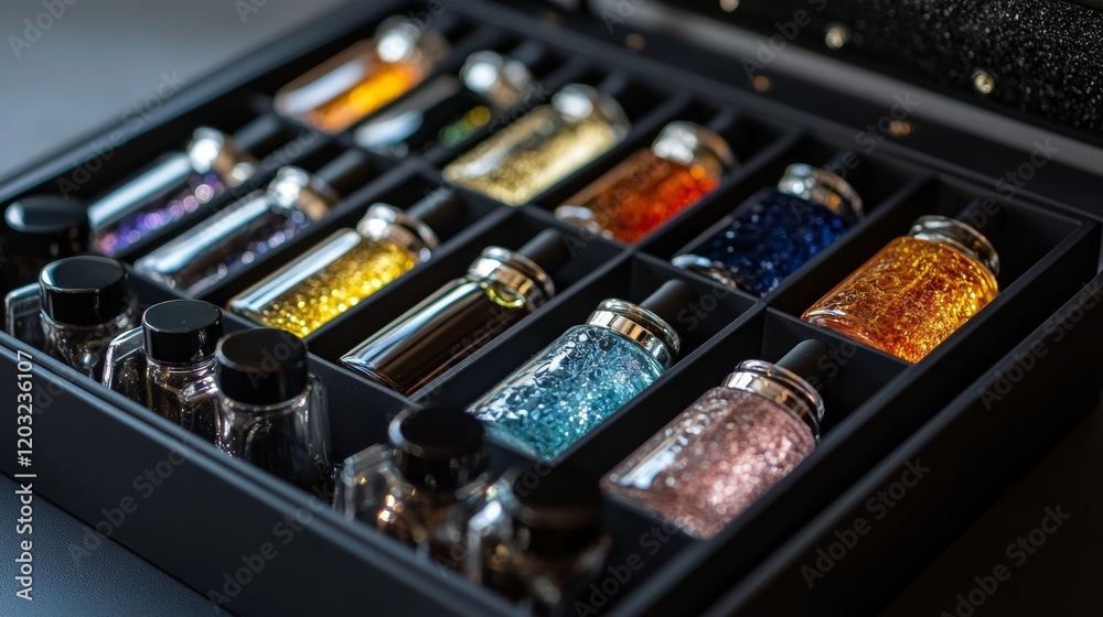 Shining color particles essence Shining color particles essence