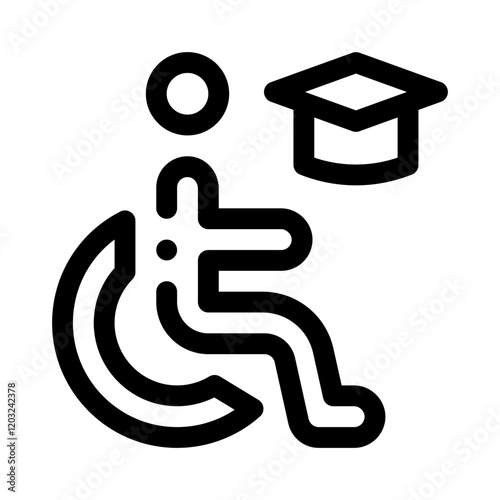 accessible line icon