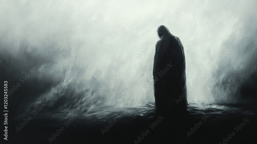 Obraz premium Lonely silhouette