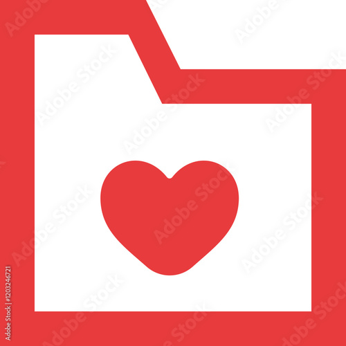 Directory love-favorite icon logo disign