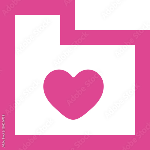 Directory love-favorite icon logo disign