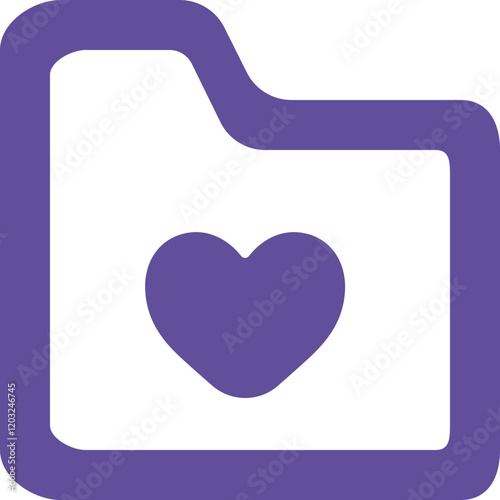 Directory love-favorite icon logo disign