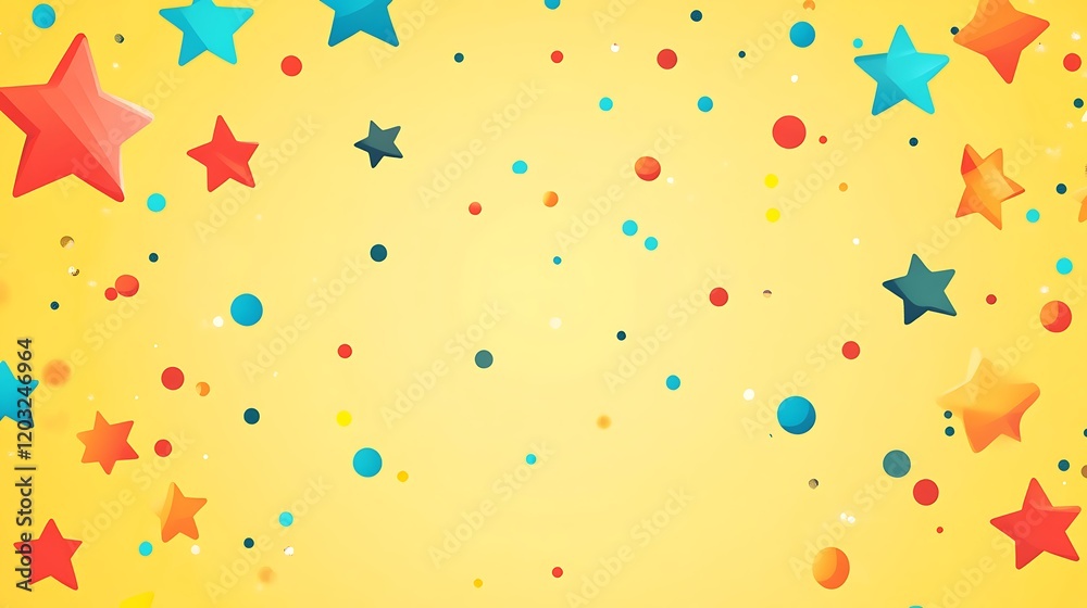 Confetti Splashes in playful Shapes Confetti Splashes in playful Shapes