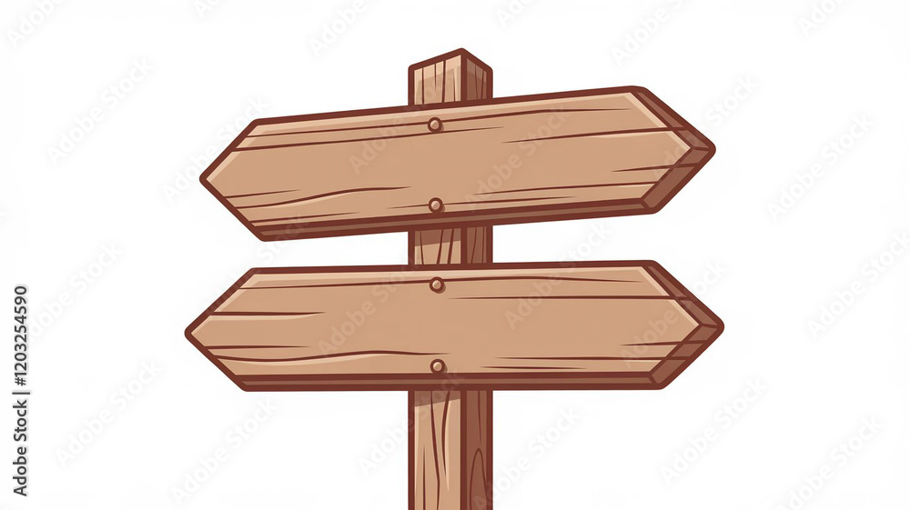 Rustic Wooden Signpost Blank Arrows Direction Guidance Path Wayfinding Trail Rural Rustic Wooden Signpost Blank Arrows Direction Guidance Path Wayfinding Trail Rural