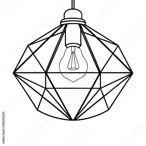 Modern Geometric Pendant Light Design