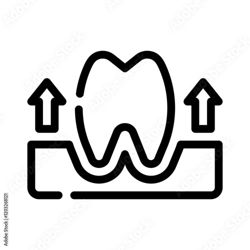 extraction line icon