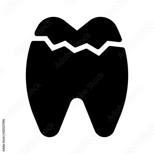 decay glyph icon