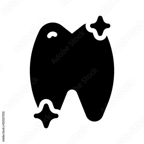 whitening glyph icon