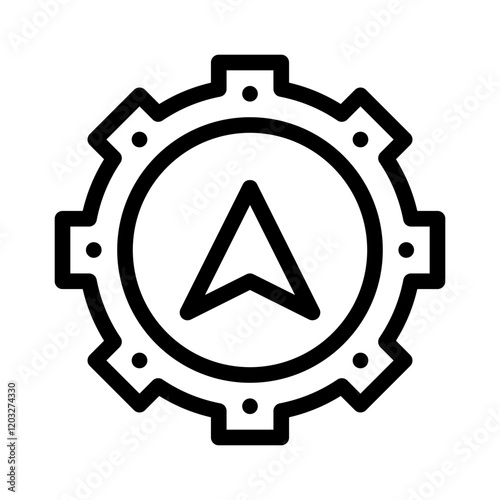 settings line icon