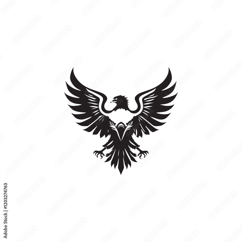 Obraz premium eagle with wings logo for company 