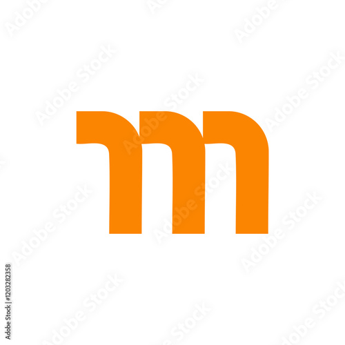 The image features a stylized orange letter 