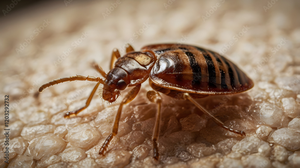 cockroach on textured surface, pest control and insect concept cockroach on textured surface, pest control and insect concept