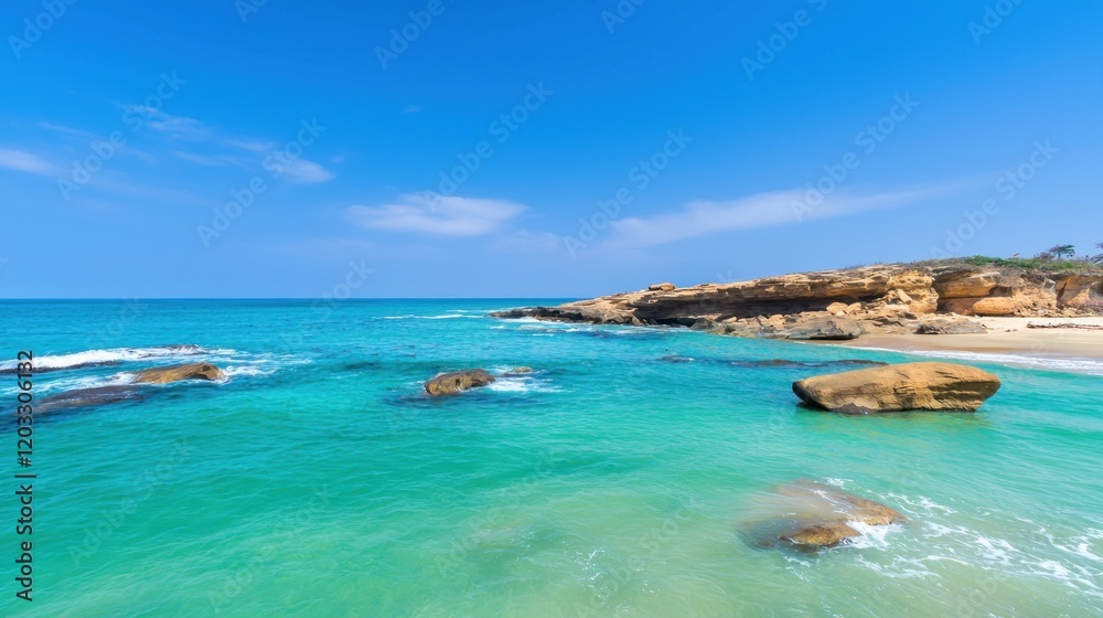 Tranquil Beach Scene