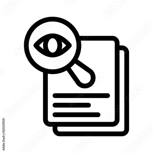 transparency line icon