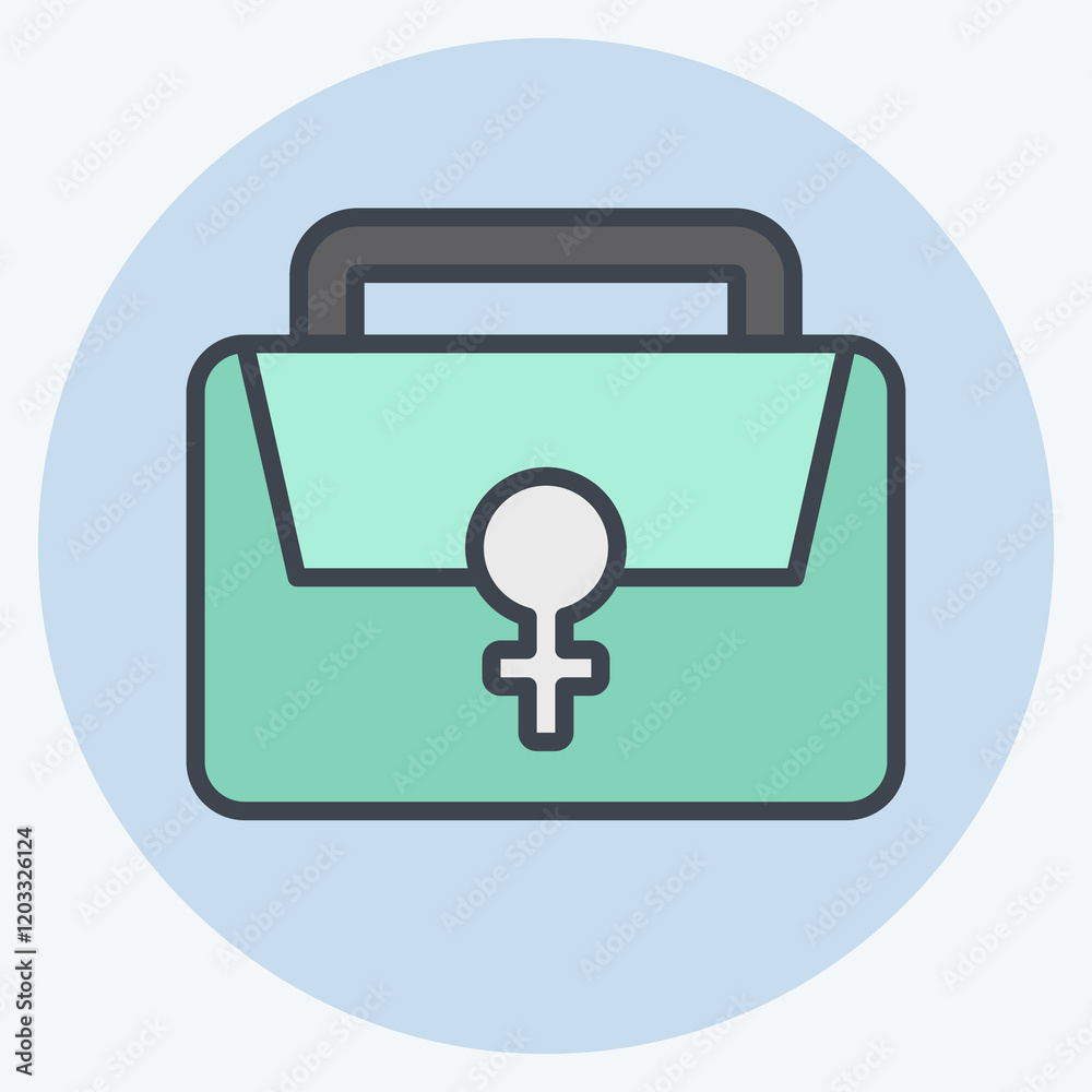 Icon Award. related to Women symbol. color mate style. design editable Icon Award. related to Women symbol. color mate style. design editable