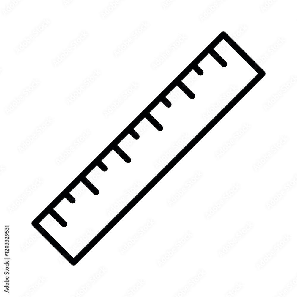 ruler sign symbol vector icon ruler sign symbol vector icon