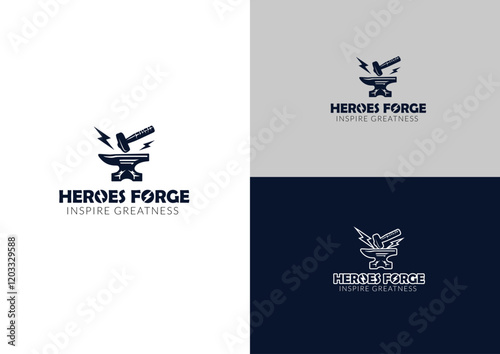 Forge logo design concept 