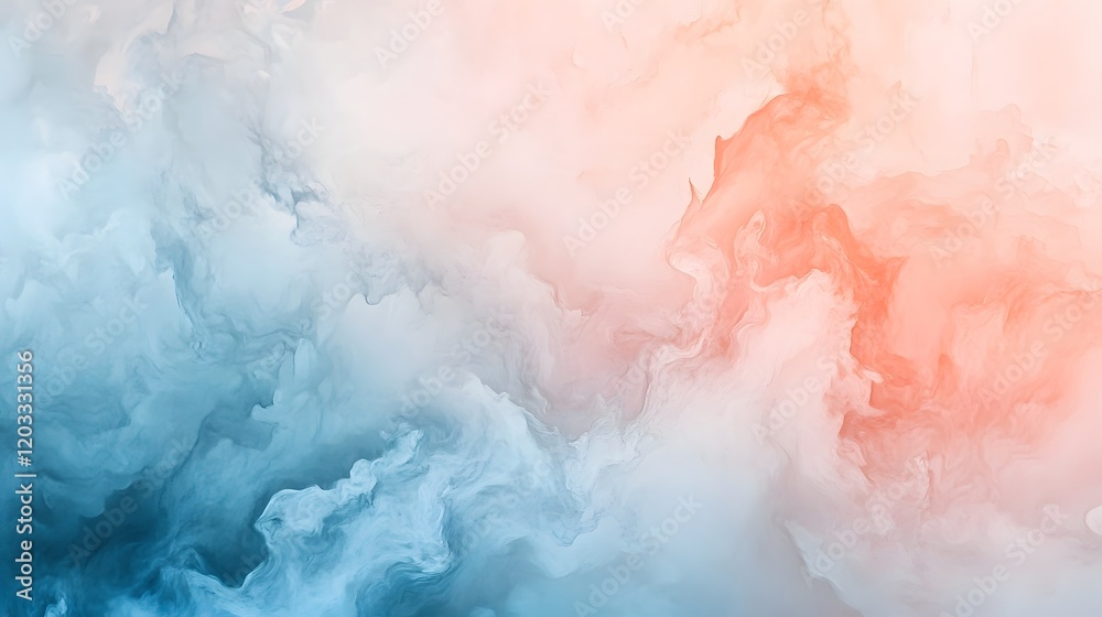 Obraz premium Pastel Gradient Ethereal Abstract Background for Serene Modern Design