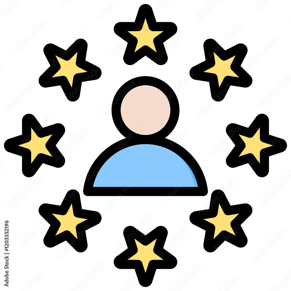User Experience Outline Color Icon User Experience Outline Color Icon