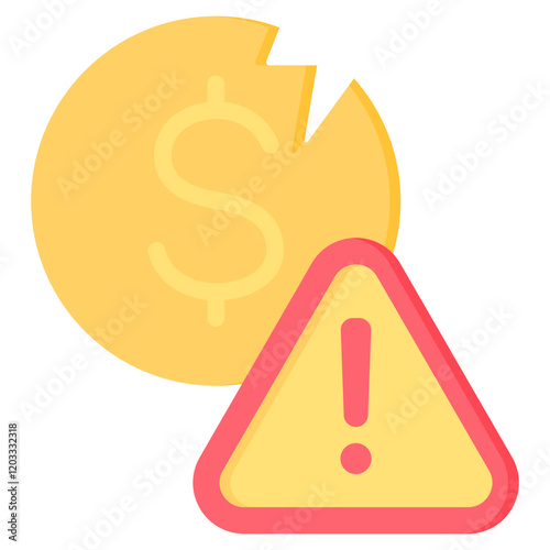 Business Disruption Flat Icon