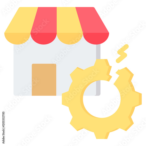 Market Disruption Flat Icon