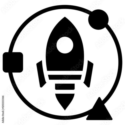 Lean Startup Glyph Icon
