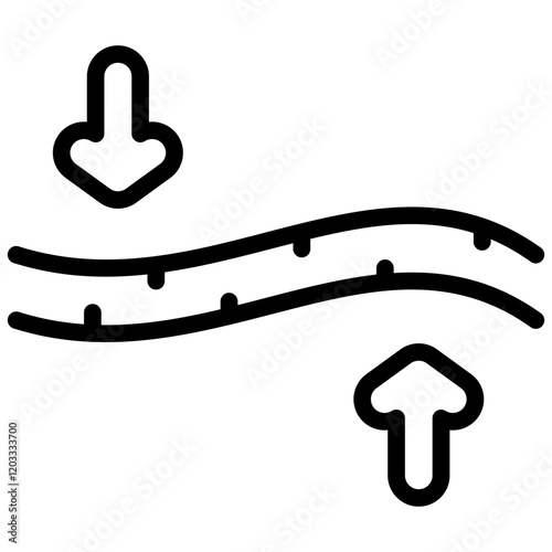 Elasticity Outline Icon