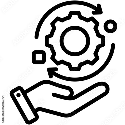 Adaptability Outline Icon
